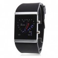 Unisex Estilo AMOR silicona reloj de pulsera digital LED "NEGRO"