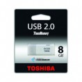 8GB MEMORIA USB TOSHIBA HAYABUSA COLOR BLANCO